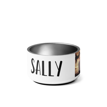 Personalisierter Hundenapf aus Edelstahl mit Foto und Namen
