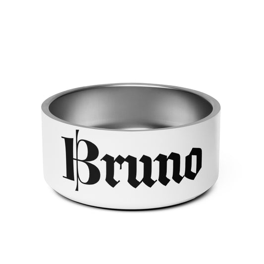 Personalisierter Hundenapf aus Edelstahl mit individuellem Namen